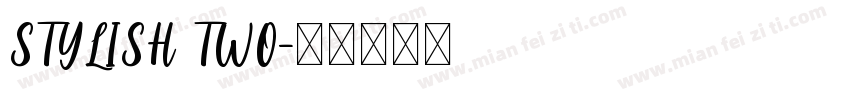 STYLISH TWO字体转换